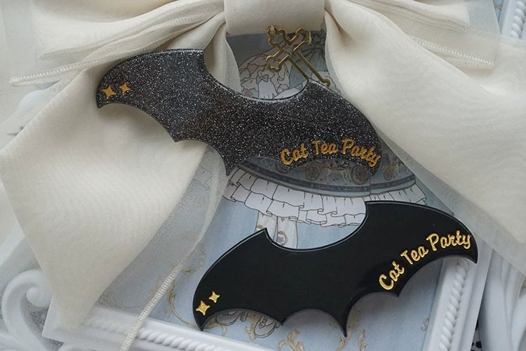 Gothic Lolita Hair Clip Halloween Bat Lolita Hair Accessory