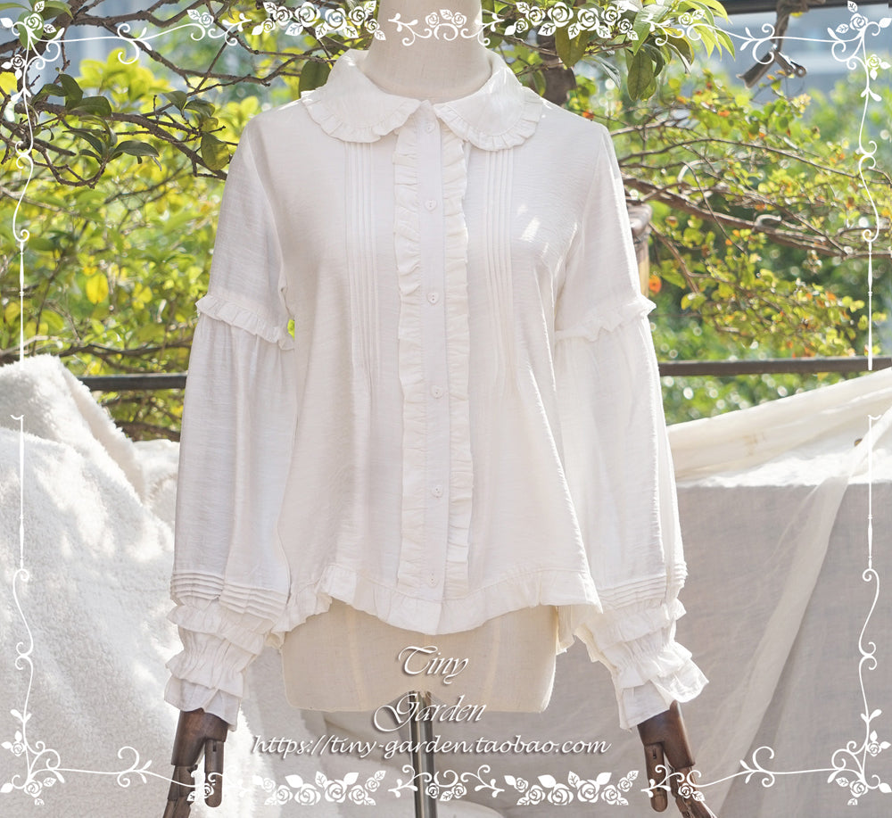 Ballade - Elegant Lolita Winter Doll Collar Shirt