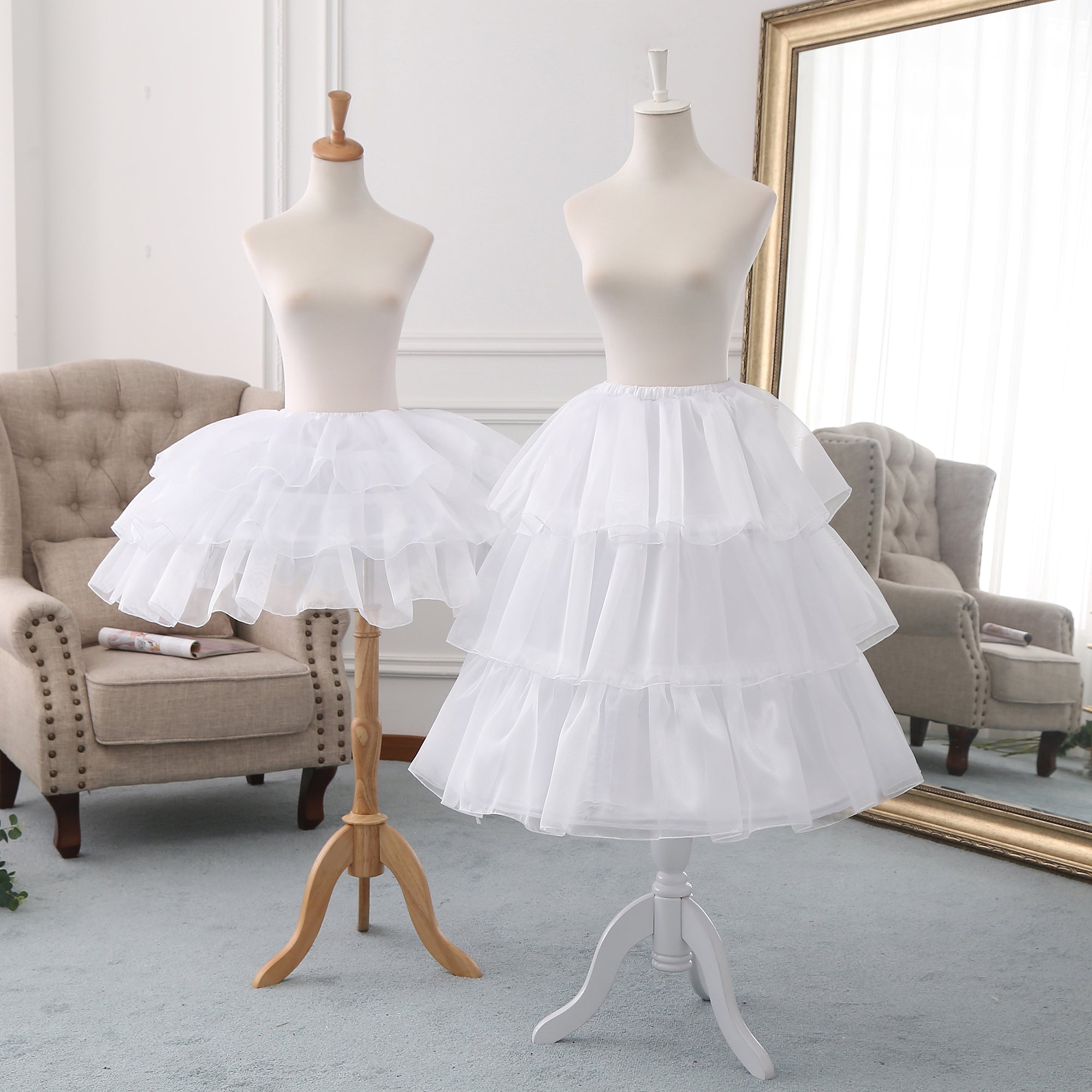 Daily Lolita Adjustable Puffy Hoop Petticoat