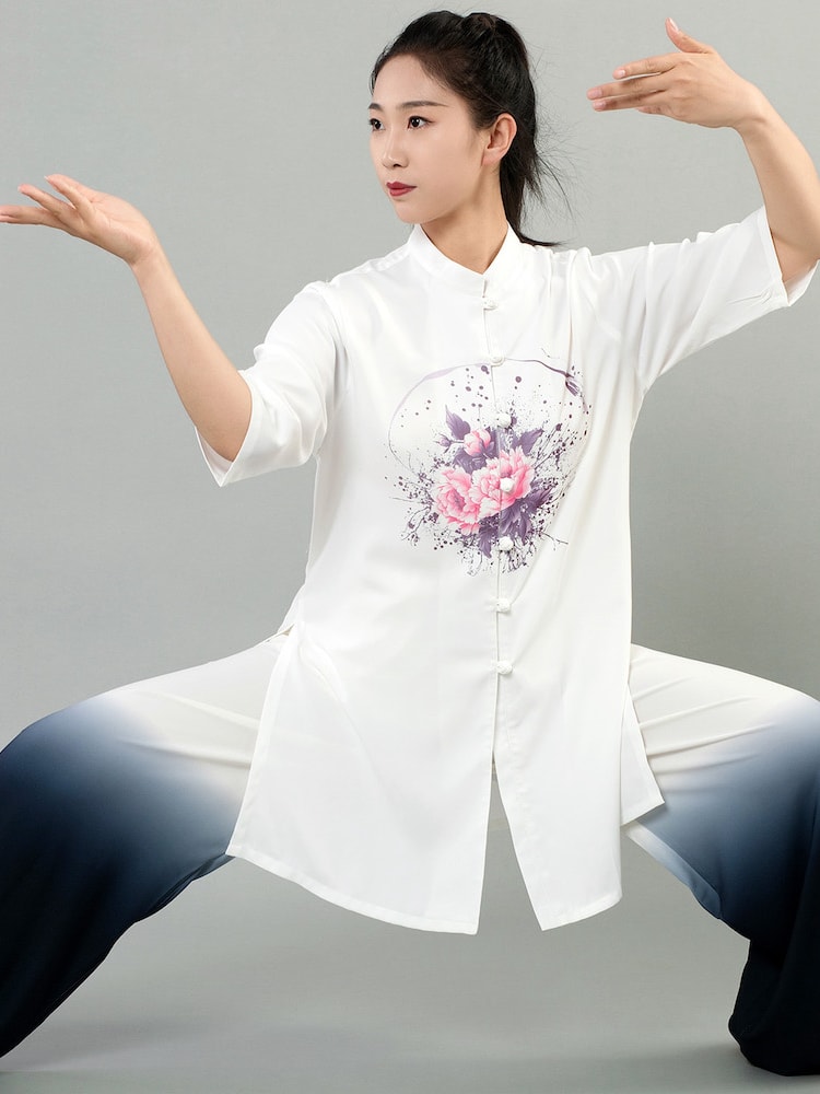 Tai Chi Performance Costume Women Summer Outfit