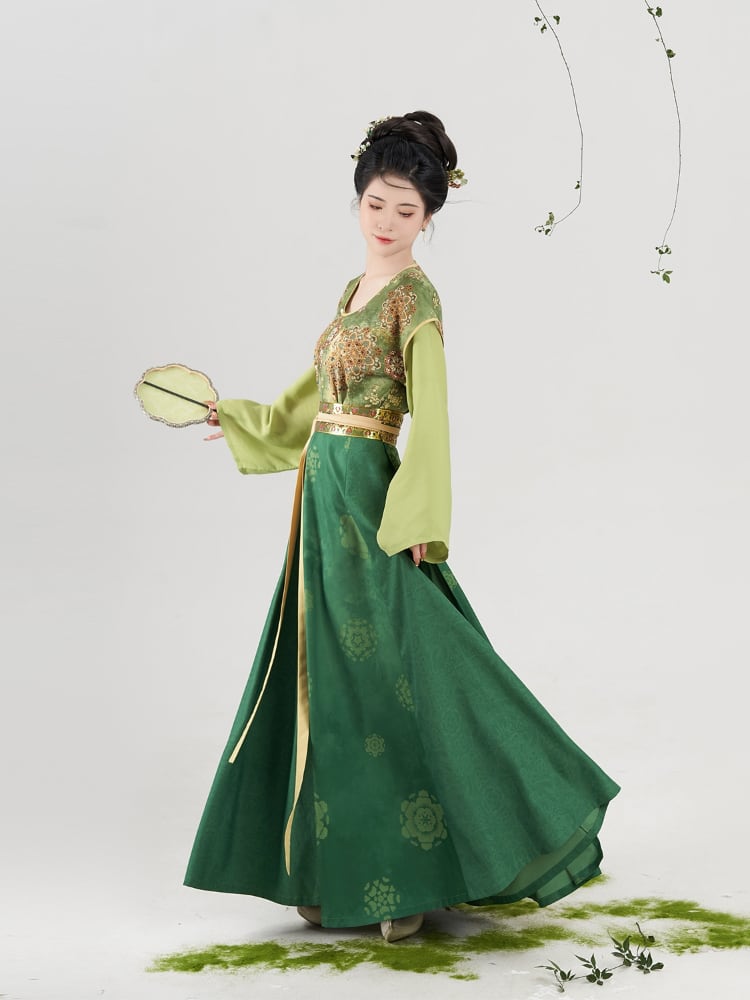 Tang Dynasty Clothes Dunhuang Style Hanfu Dress