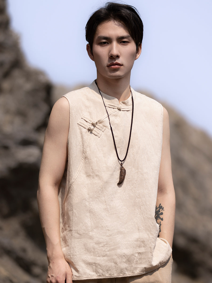 Tang Vest Suit Men’s Sleeveless Vest