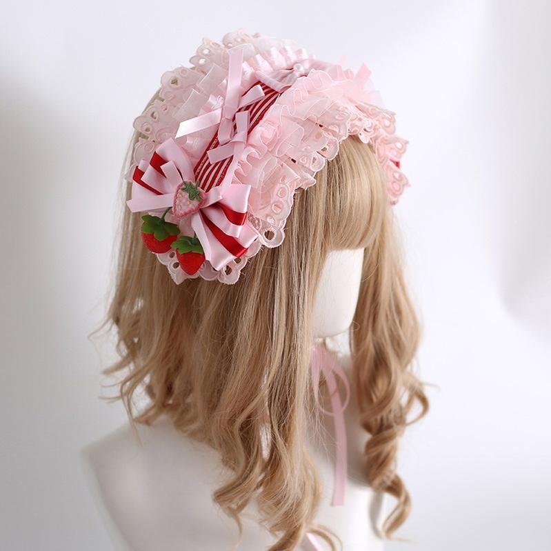 Sweet Lolita Strawberry Head Accessory