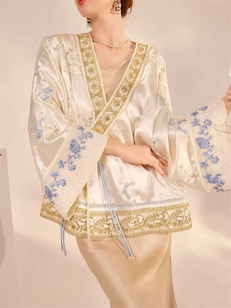 Violette Romance Loose-Fitting Qipao Coat