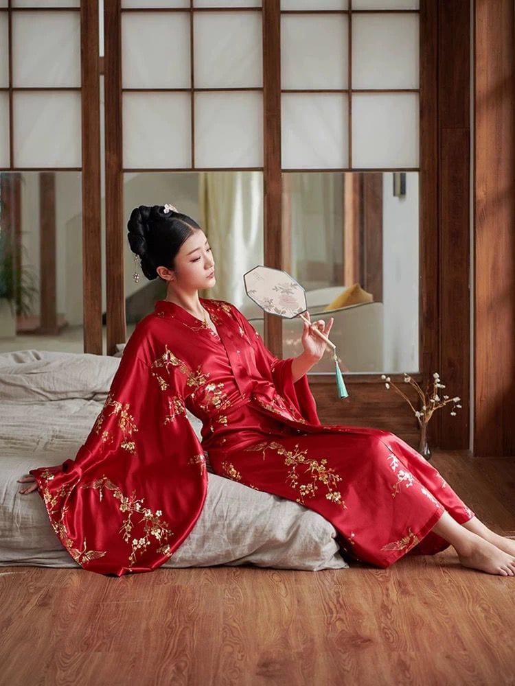 Floral patter, Chinese wedding Robe