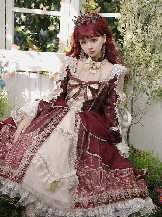 Dress Palace Lolita Girls | Elegant Baroque Princess Lolita Dress