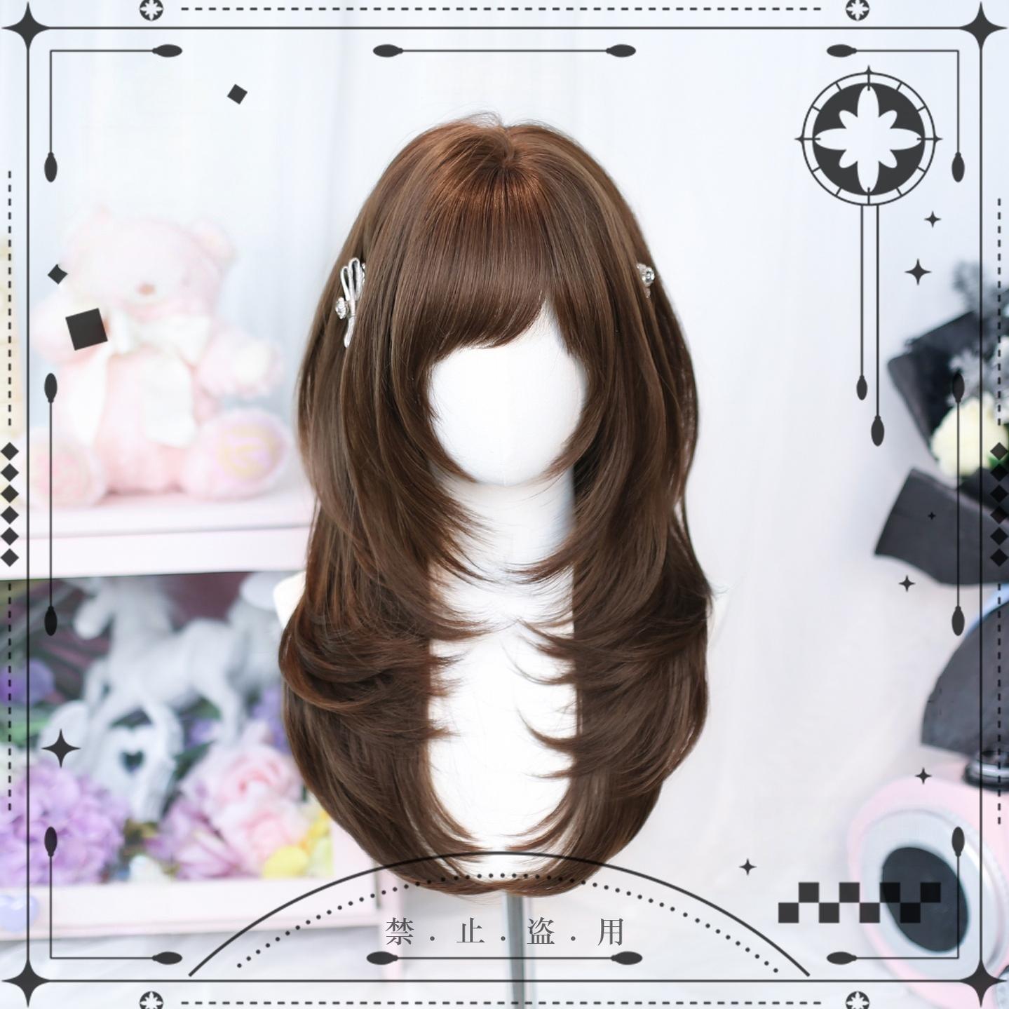 Daily Lolita Solid Wig, Layered Haircut