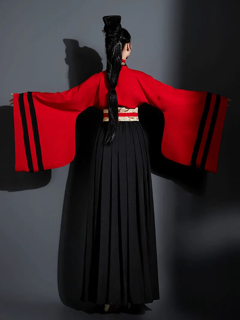 Elegant female hanfu costume for dance, performance, cosplay, and traditional Chinese cultural events