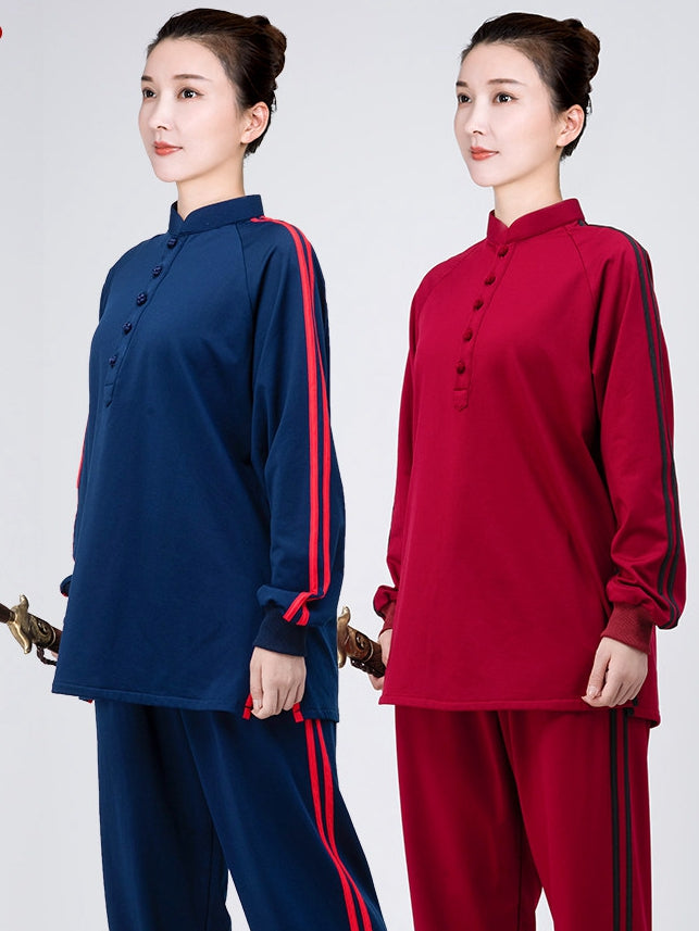 Women’s Winter Tai Chi Uniform – Warm Fleece-Lined Set