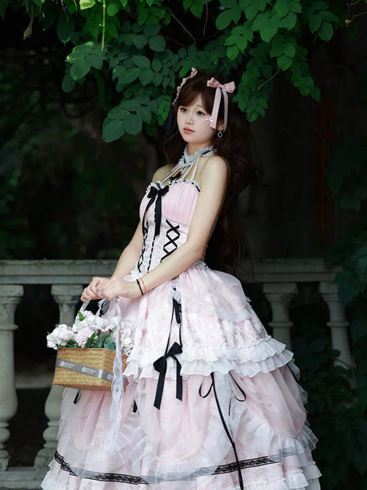Gothic Lolita Halter Cross Dress | Beautiful Lolita Gothic