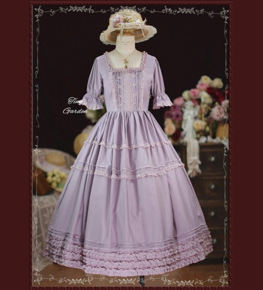 Vintage Prom - Elegance Pin Tucks Lolita OP Dress