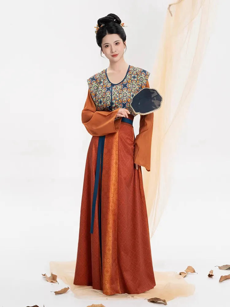 Tang Dynasty Hanfu Set for Women Three-Piece Tang Style Outfit