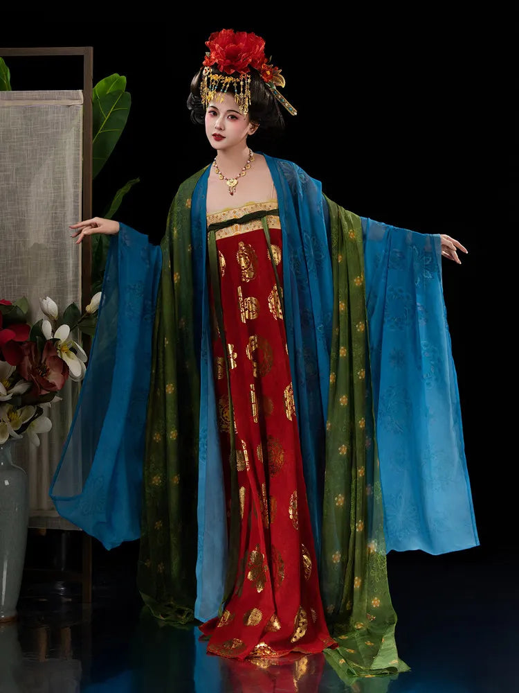 Tang Dynasty Princess Hanfu Dress Palace-Style Costume