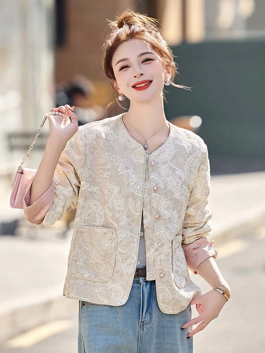 Tangzhuan | Graceful Modern Chinese Short Jacket for Women