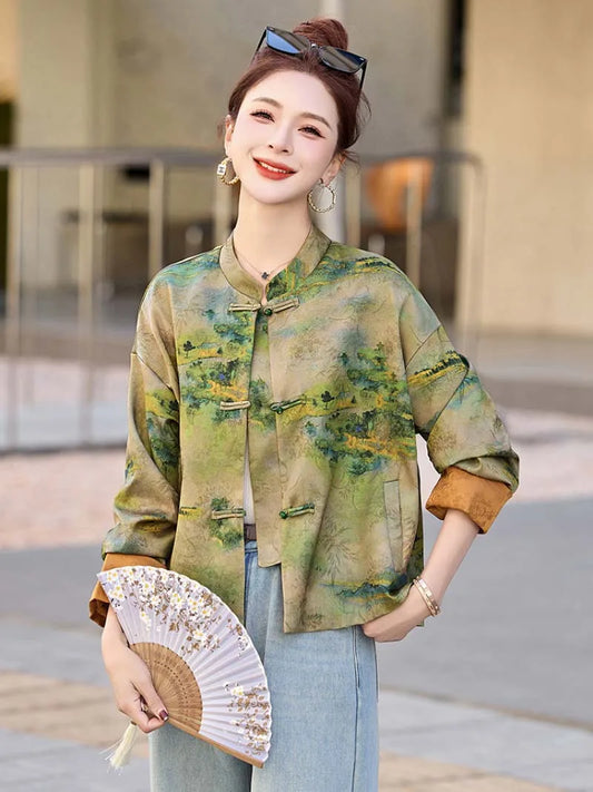 Tangzhuang Jacket | Beautiful Modern Chinese Style Short Coat