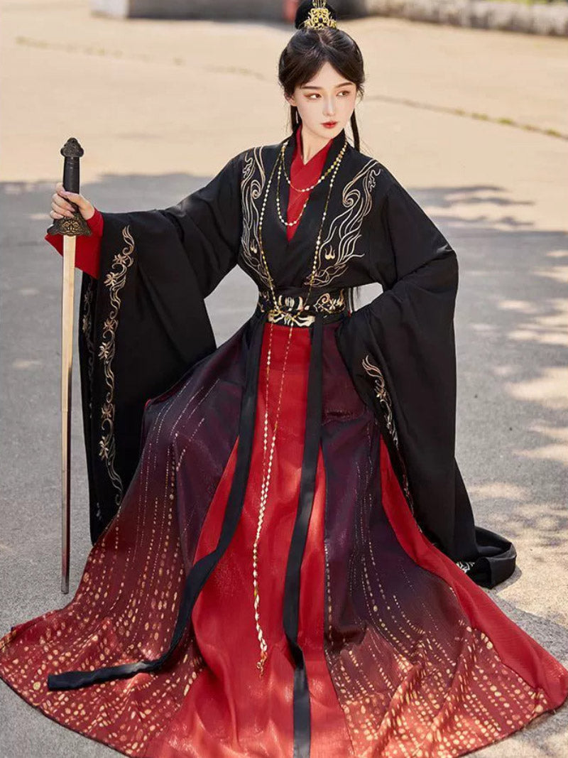 Wei Jin Dynasty Qiyao Ruqun Hanfu | Xihe 羲和