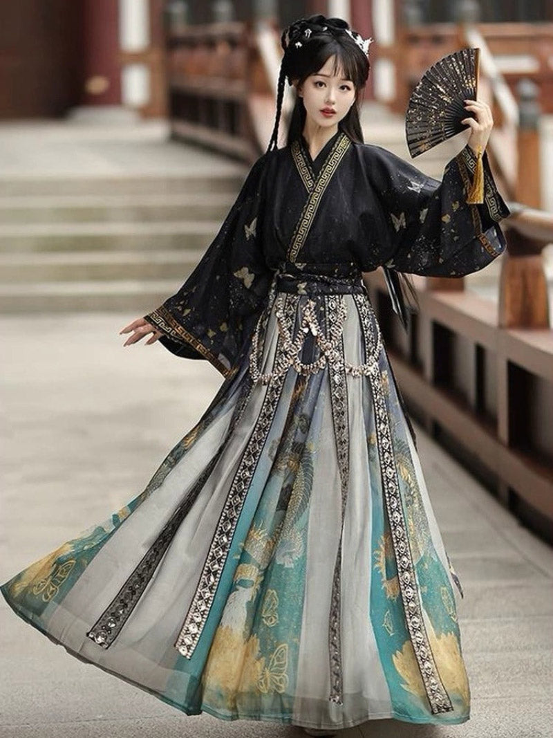 Wei Jin Dynasty Qiyao Ruqun Hanfu | Mystic