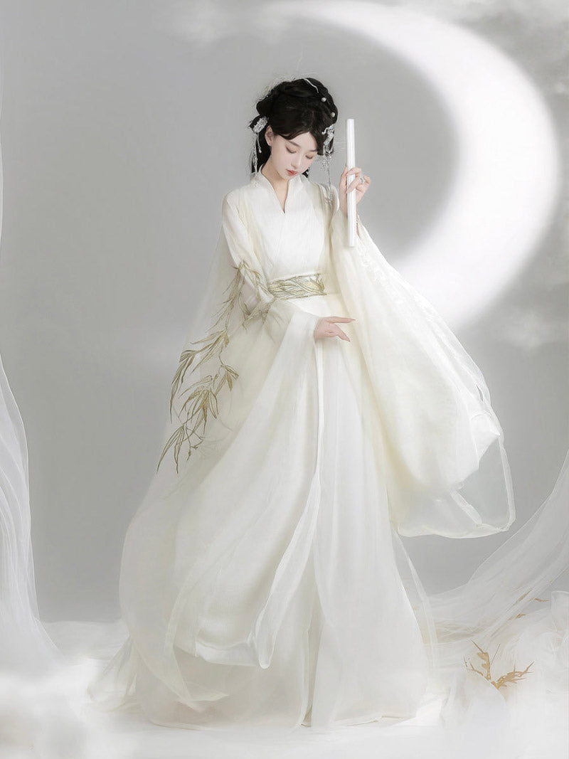 Wei Jin Dynasty Qiyao Ruqun Hanfu | Zhaozhao 昭昭