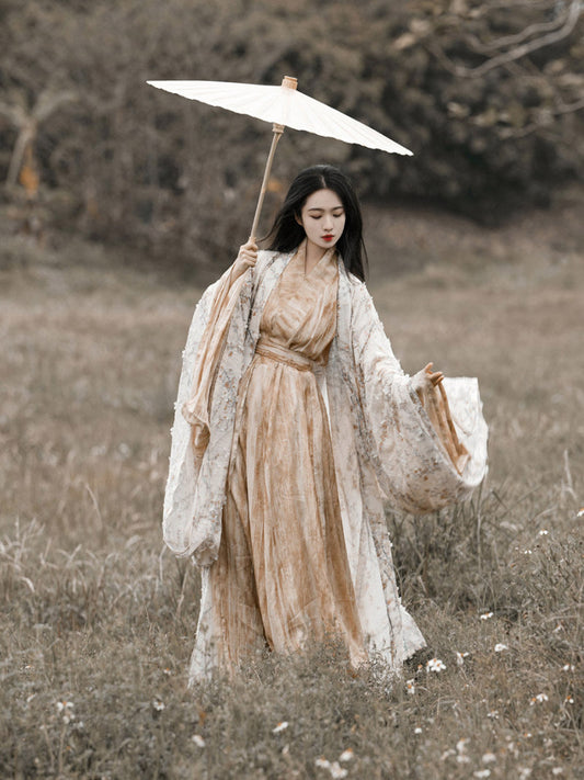 Wei Jin Dynasty Qiyao Ruqun Hanfu | Dreamlike 浮生若梦