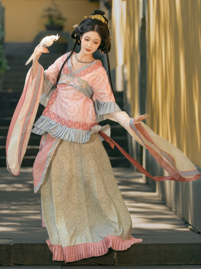 Wei Jin Dynasty Qiyao Ruqun Hanfu | Xianguan 知闲观