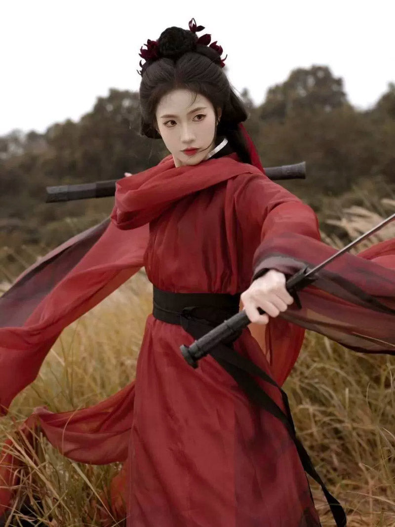 Wei Jin Dynasty Qiyao Ruqun Hanfu | Chivalry 骑士