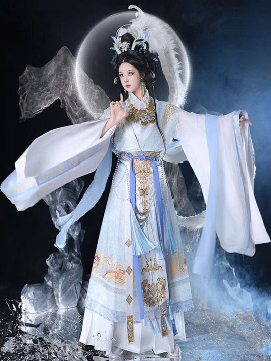 Wei Jin Dynasty Qiyao Ruqun Hanfu | The Celestial Gods 霄神纪