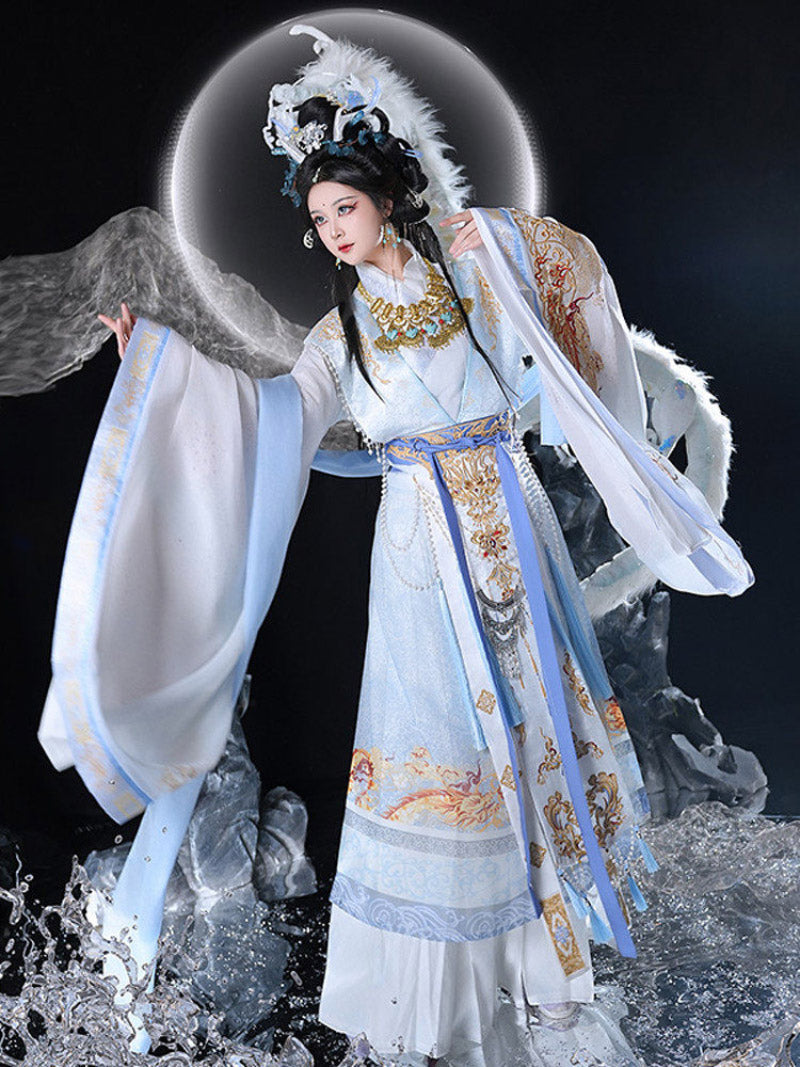 Wei Jin Dynasty Qiyao Ruqun Hanfu | The Celestial Gods 霄神纪