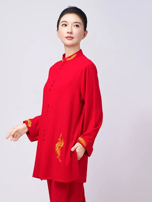 Embroidered Women’s Martial Arts Outfit – Stretch Cotton Set