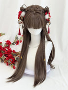 New Year Fox Double Bun Hair Wig