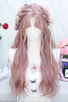 Sakura Pink Stylish Bangs Soft Curls Sweet Lolita Wig