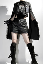 Black [Black Sheep Research Society] Gothic Prince Handsome Ouji Lolita Shorts Set