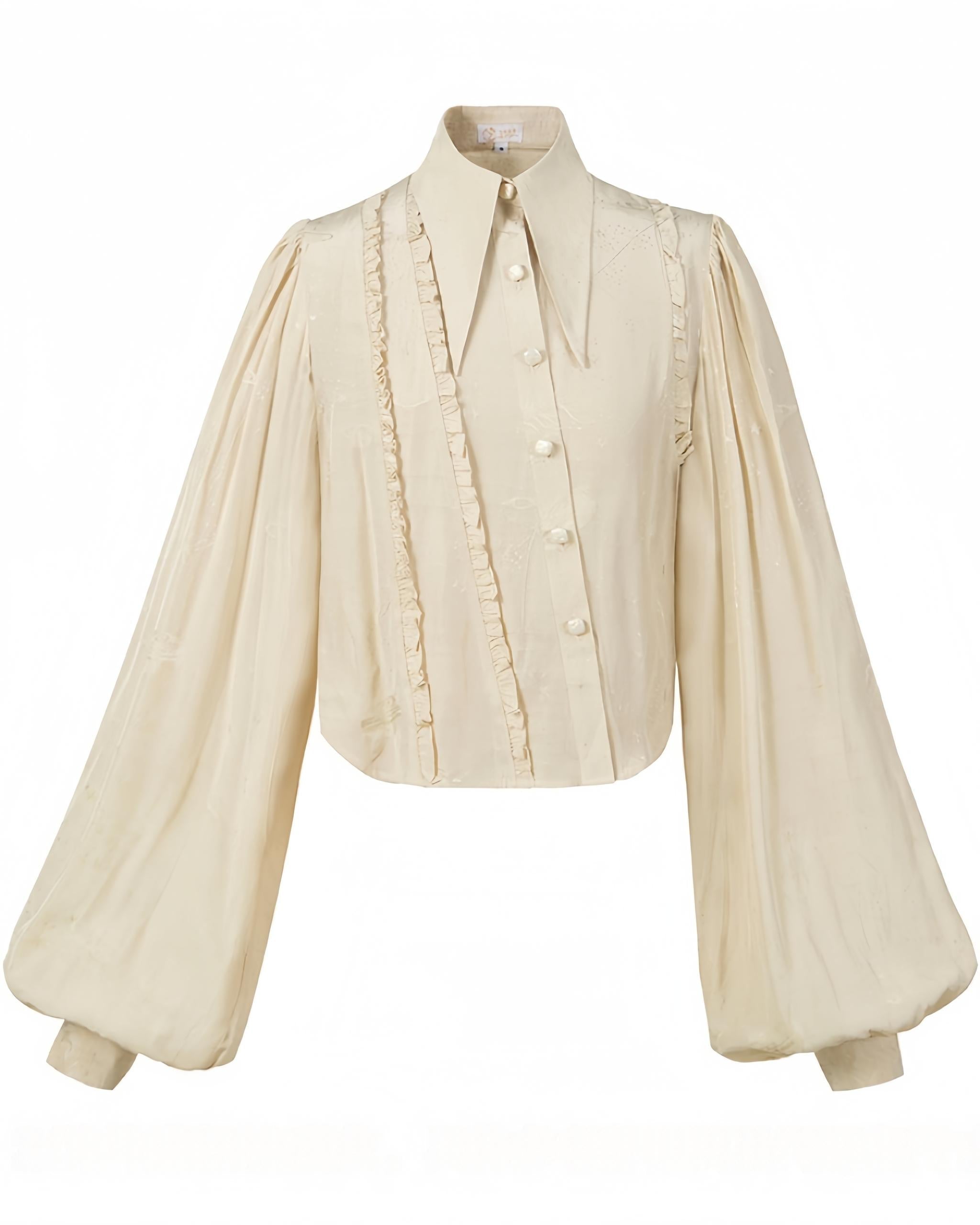 Starry for You - Vintage Lolita Shirt, American Retro Style Blouse