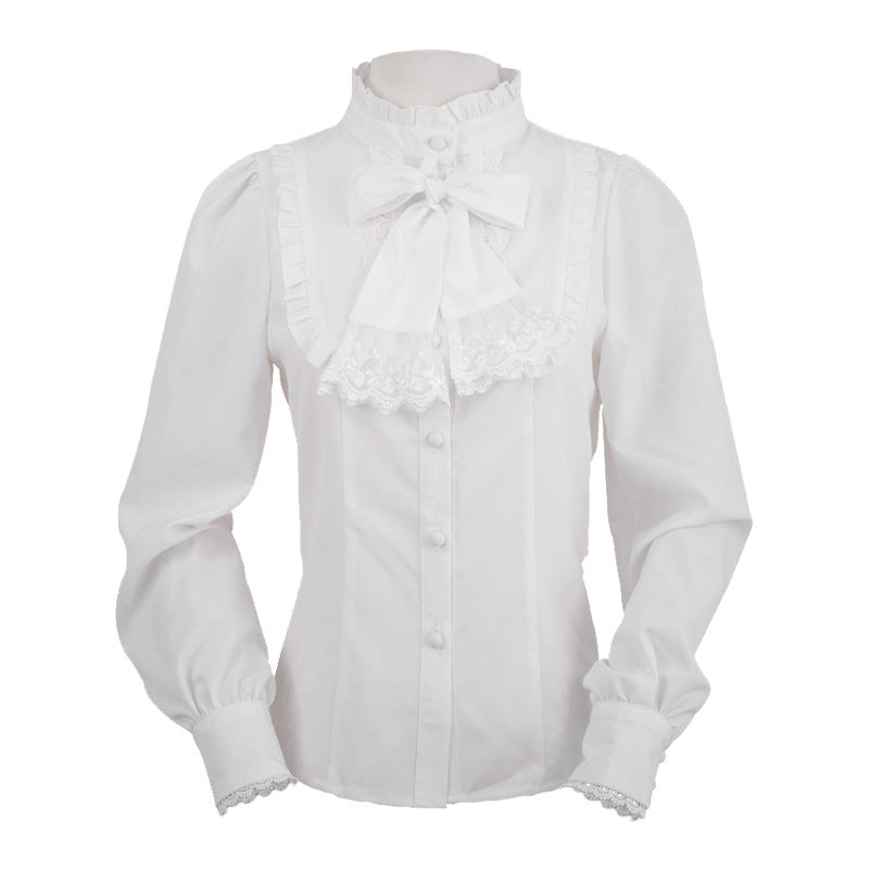 Elegant Autumn Winter Lolita Velvet Blouse