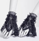 Gothic Lolita Lace Cuffs, Crown Decoration