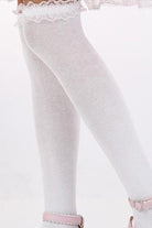 White Lace Lovely Sweet Lolita Knee Socks