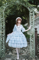 Dawn Wedding - Sweet Lolita Headress, Rose Decorated BNT