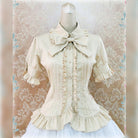 Multicolors Short Sleeve Cotton Lolita Blouse