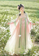 Flower Poem | 3-Piece Tang Pink Hanfu (花语辞)