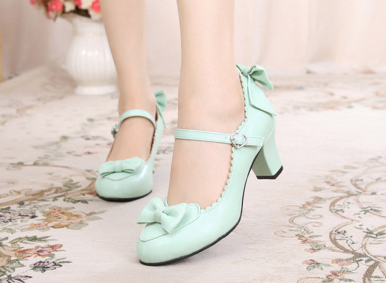 Kawaii Lolita Round Toe Shoes
