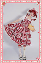 Strawberry Tea - Tiered Ruffles Lolita JSK