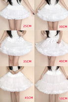 White Violent Boneless Sweet Lolita Long Petticoat
