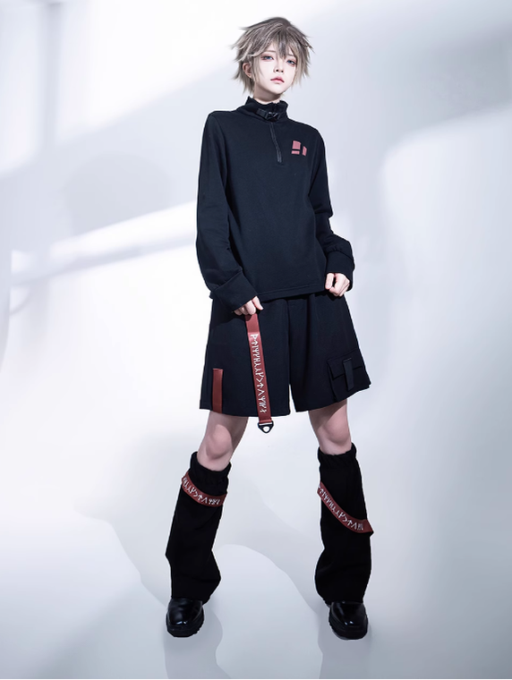 Nameless Blade - Waste Soil Ouji Lolita Black Shorts and Leggings