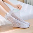 Summer Thin See-throug Lace Lolita Socks
