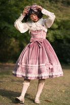 Honey Sugar - Pure Velvet Lolita JSK Dress