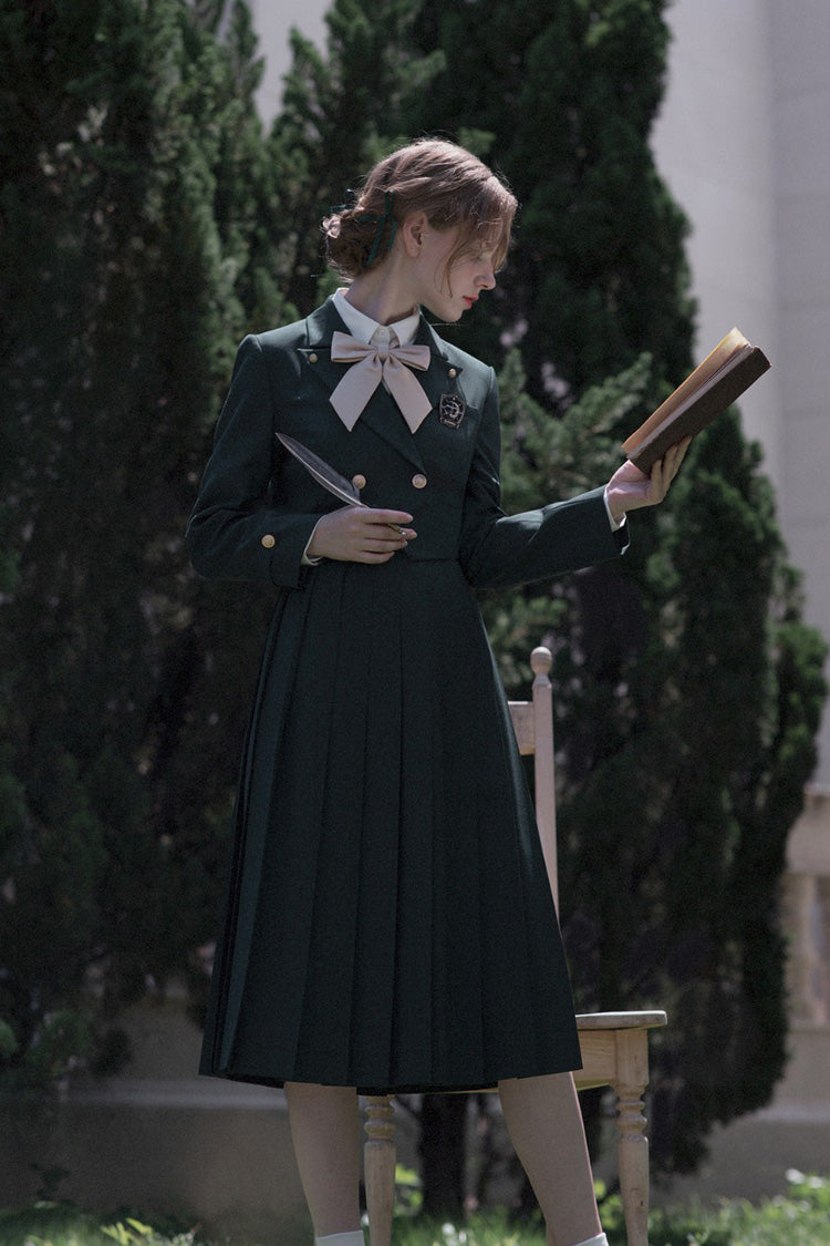 Green [Artemis] Sweet College Style Elegant Lolita Jumper Dress