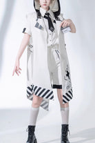 White Handsome Ouji Lolita Fashion Cloak