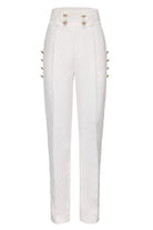 White Glass Castle Elegant Handsome Prince Ouji Fashion Lolita Pants