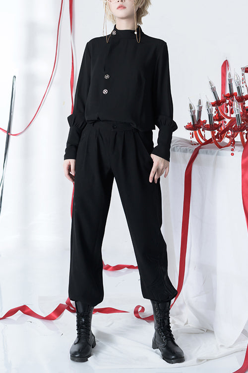 Black Princess Chronicles The Stars Change in Positions Embroidered Ouji Lolita Trousers