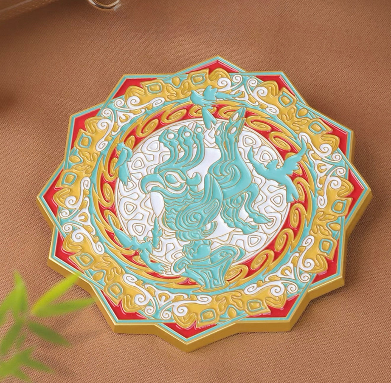 Celestial Qilin Chinese Pocket Mirror