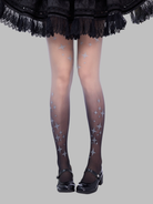 Printed Gothic Lolita Pantyhose, Gradient Color